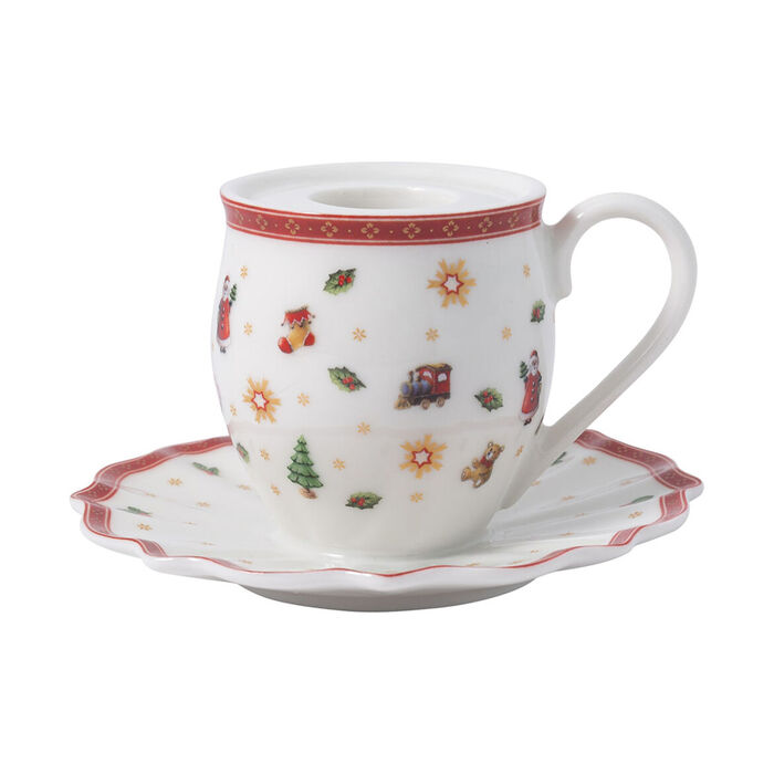 Подсвечник в виде чашки с блюдцем 10 х 6 см, Toy's Delight Villeroy & Boch