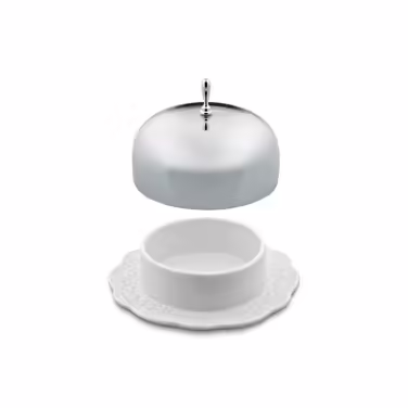 Масленка 12х7,6х12 см металлик Dressed Alessi