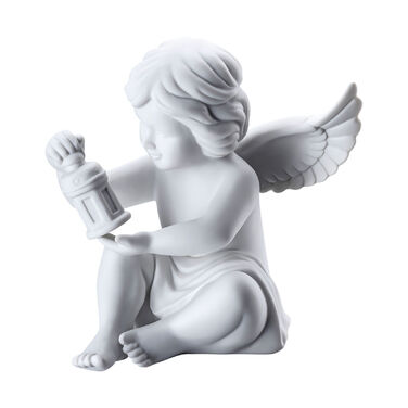 Фигурка "Ангел с фонарем" 13,9 см матовая Angels Rosenthal