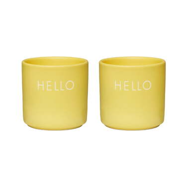 Набор подставок для яиц "Hello" Yellow Favourite Design Letters