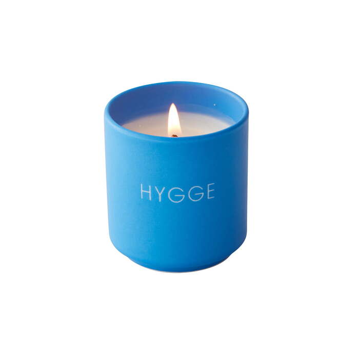 Свеча ароматическая "Hygge" 6 х 5,5 см Cobalt Blue Favourite Design Letters