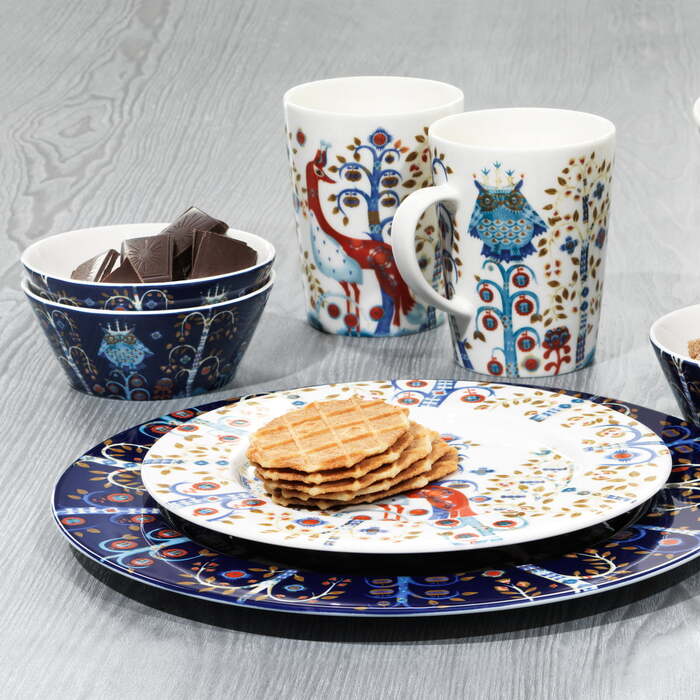 Блюдце к чашке для эспрессо Ø 11 см синее Taika Iittala