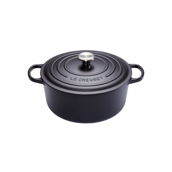 Кастрюля / жаровня 22 см, черный Le Creuset