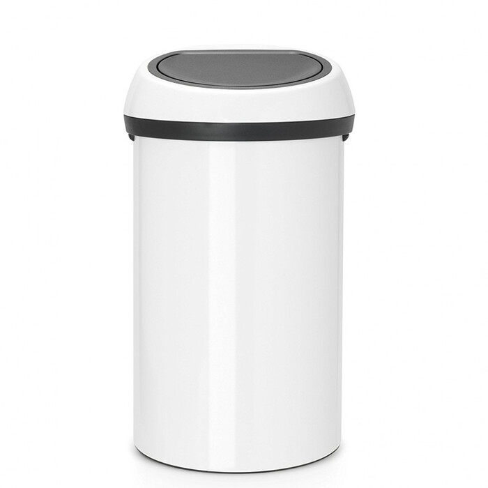 Мусорный бак 60 л белый Touch Bin Brabantia