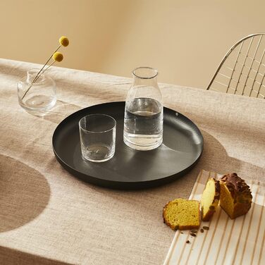 Поднос 35 см черный Tray Alessi