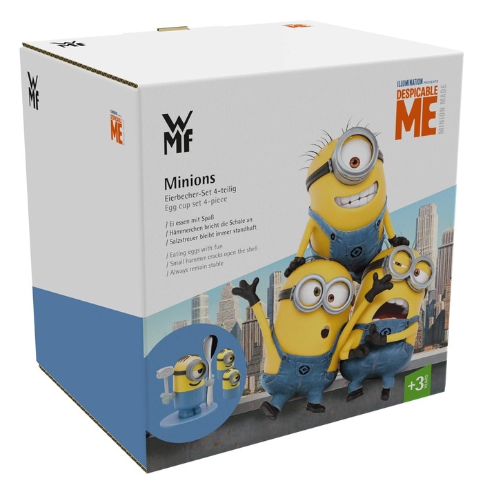 Подставка для яиц с аксессуарами 4 предмета Minions WMF