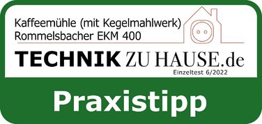 Кофемолка ROMMELSBACHER EKM 400 / 200 Вт / 35 уровней помола / 220 г / нержавеющая сталь