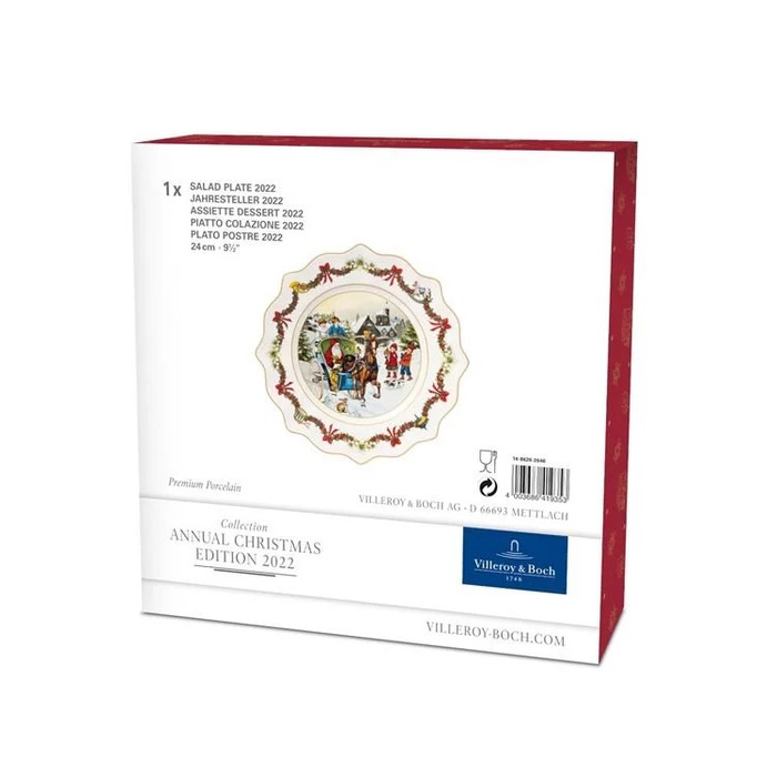 Тарелка 23,5 см Annual Christmas Edition 2022 Villeroy & Boch