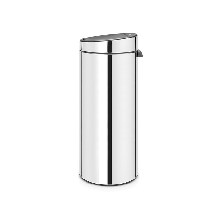 Мусорный бак 30 л глянцевая сталь Touch Bin Brabantia