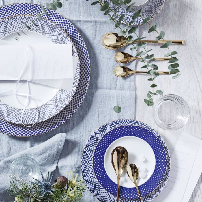 Чаша для салата 23 см 3,4 л Francis Carreau Bleu Rosenthal