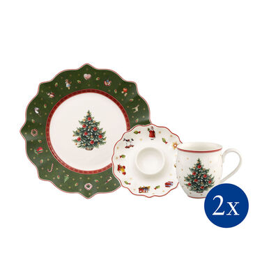 Набор для завтрака на 2 персоны/6 предметов Green Toys Delight Villeroy & Boch