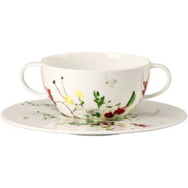 Пиала с блюдцем для супа 370 мл Brillance Fleurs Sauvages Rosenthal