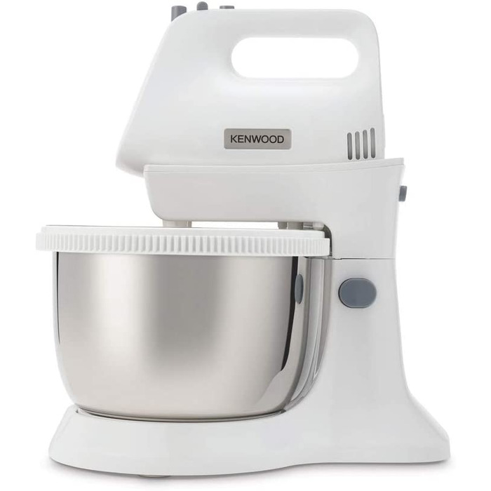 

Kenwood Küchengeräte Кухонный комбайн Kenwood Chefette Lite HMP34.A0WH / 450 Вт / 5 скоростей / 3.4 л / нержавеющая сталь, Белый