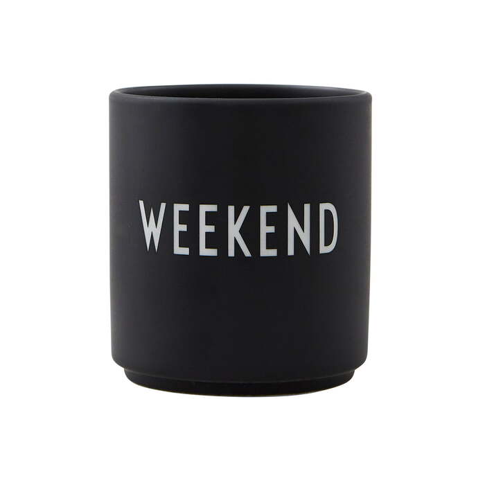 Кружка "Weekend" 0,25 л Black Favourite Design Letters