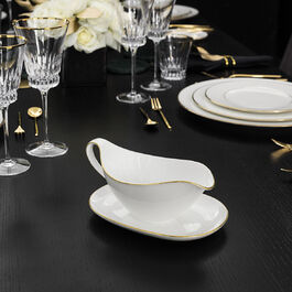 Соусник 440 мл с блюдцем Anmut Gold Villeroy & Boch