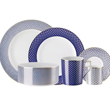 Чаша для салата 23 см 3,4 л Francis Carreau Bleu Rosenthal