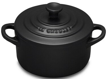 Кастрюля / жаровня 0,25 л, черный матовый Le Creuset