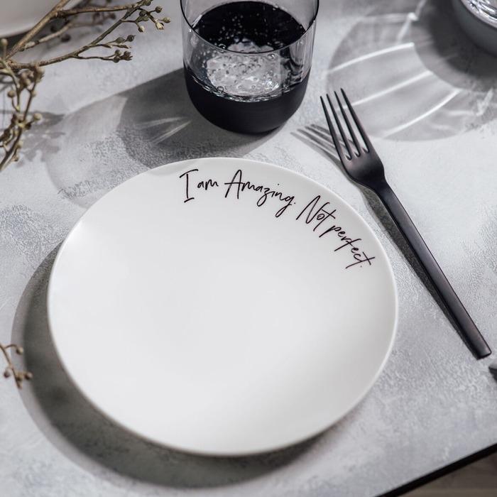 Тарелка для завтрака "I am Amazing not perfect" 21 см Statement Villeroy & Boch